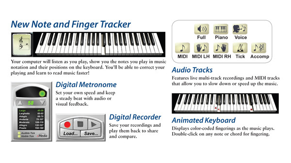eMedia Piano and Keyboard Method minimum requirements