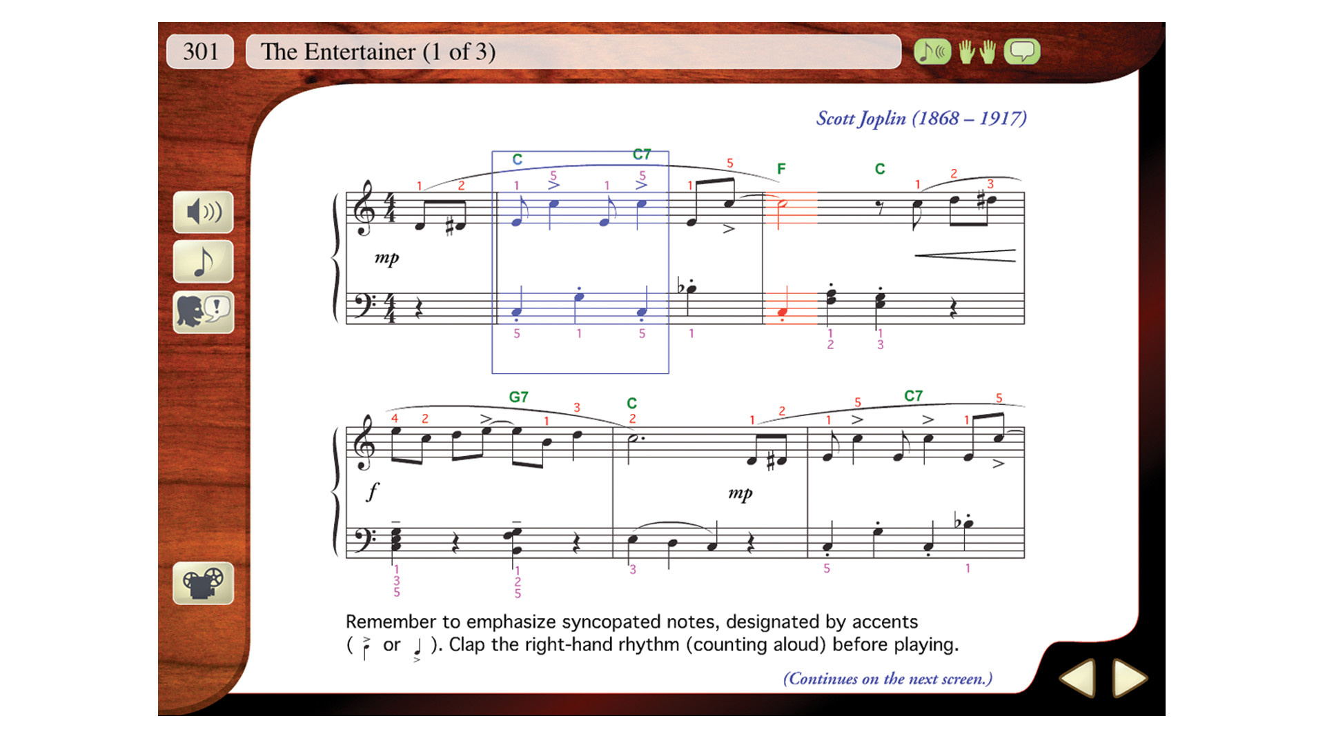 Emedia piano and keyboard method