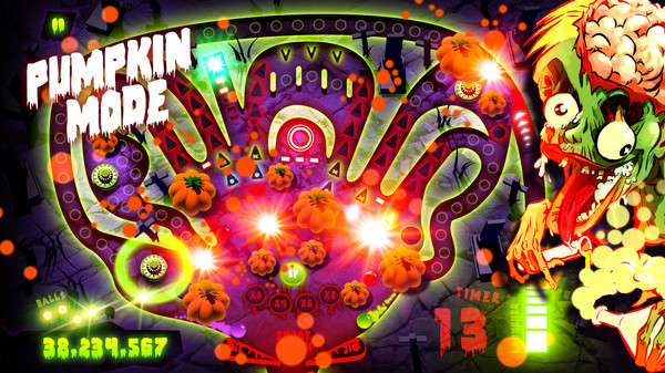 Скриншот из Zombie Pinball