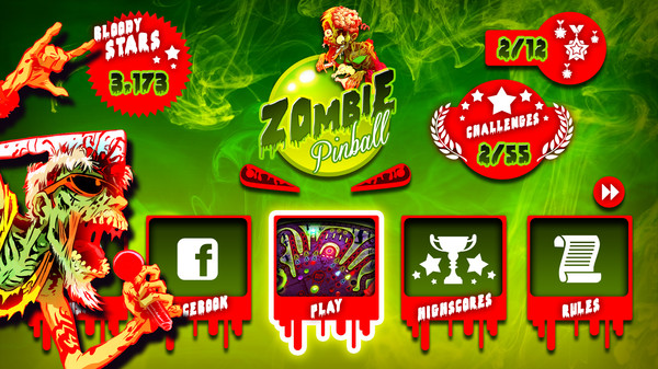 Скриншот из Zombie Pinball
