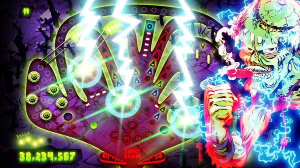 Скриншот из Zombie Pinball