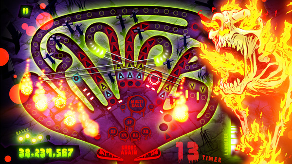 Скриншот из Zombie Pinball