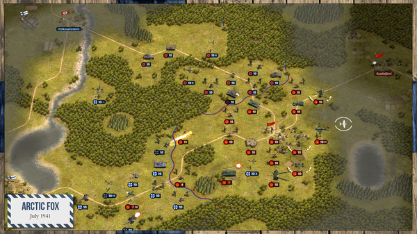 Скриншот из Order of Battle: Winter War