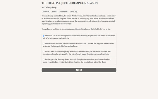 Скриншот из The Hero Project: Redemption Season