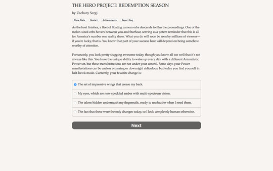 The Hero Project: Redemption Season minimum requirements