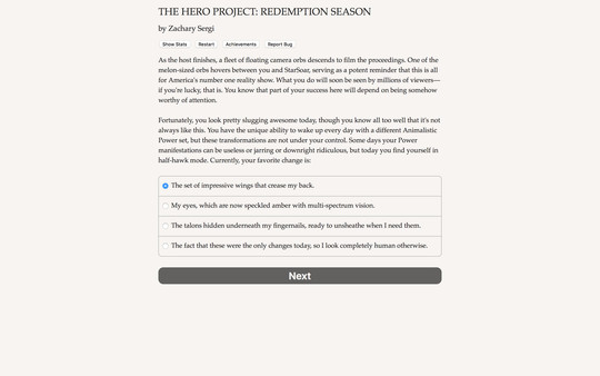 Скриншот из The Hero Project: Redemption Season