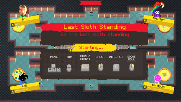 Battlesloths 2025: The Great Pizza Wars-游戏截图