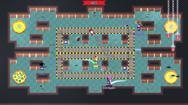 Скриншот из BATTLESLOTHS 2025: The Great Pizza Wars