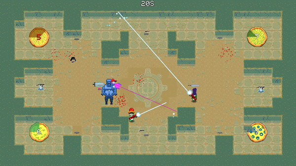 Скриншот из BATTLESLOTHS 2025: The Great Pizza Wars