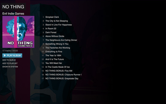 Скриншот из NO THING - Soundtrack Скриншот из NO THING - Soundtrack