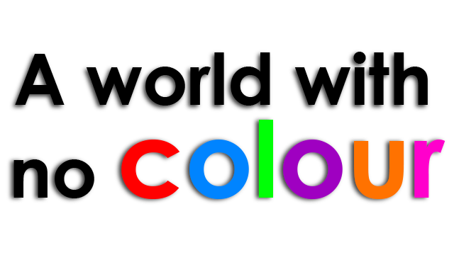 A World With No Colour Logo