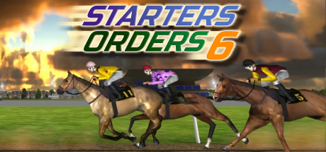 starters orders 6 horse racing rare