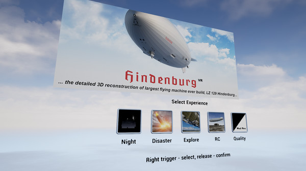 Hindenburg VR requirements