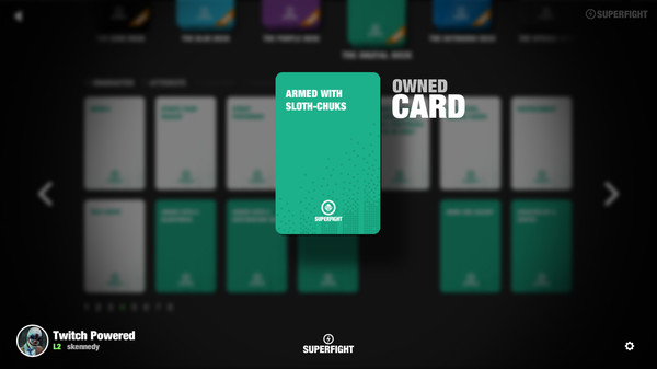 Скриншот из SUPERFIGHT - The Digital Deck