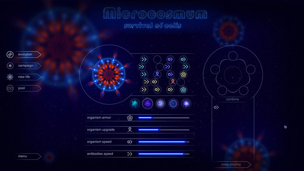 Скриншот из Microcosmum: survival of cells - Campaign  "New life"