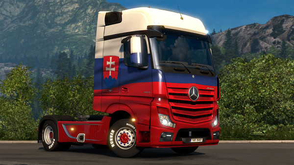 Скриншот из Euro Truck Simulator 2 - Slovak Paint Jobs Pack