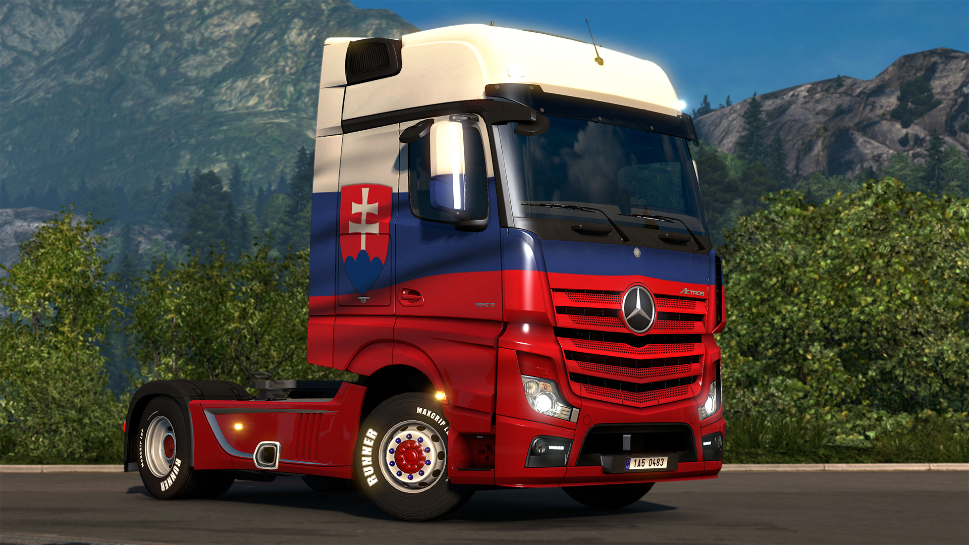Euro Truck Simulator 2 - Slovak Paint Jobs Pack screenshot