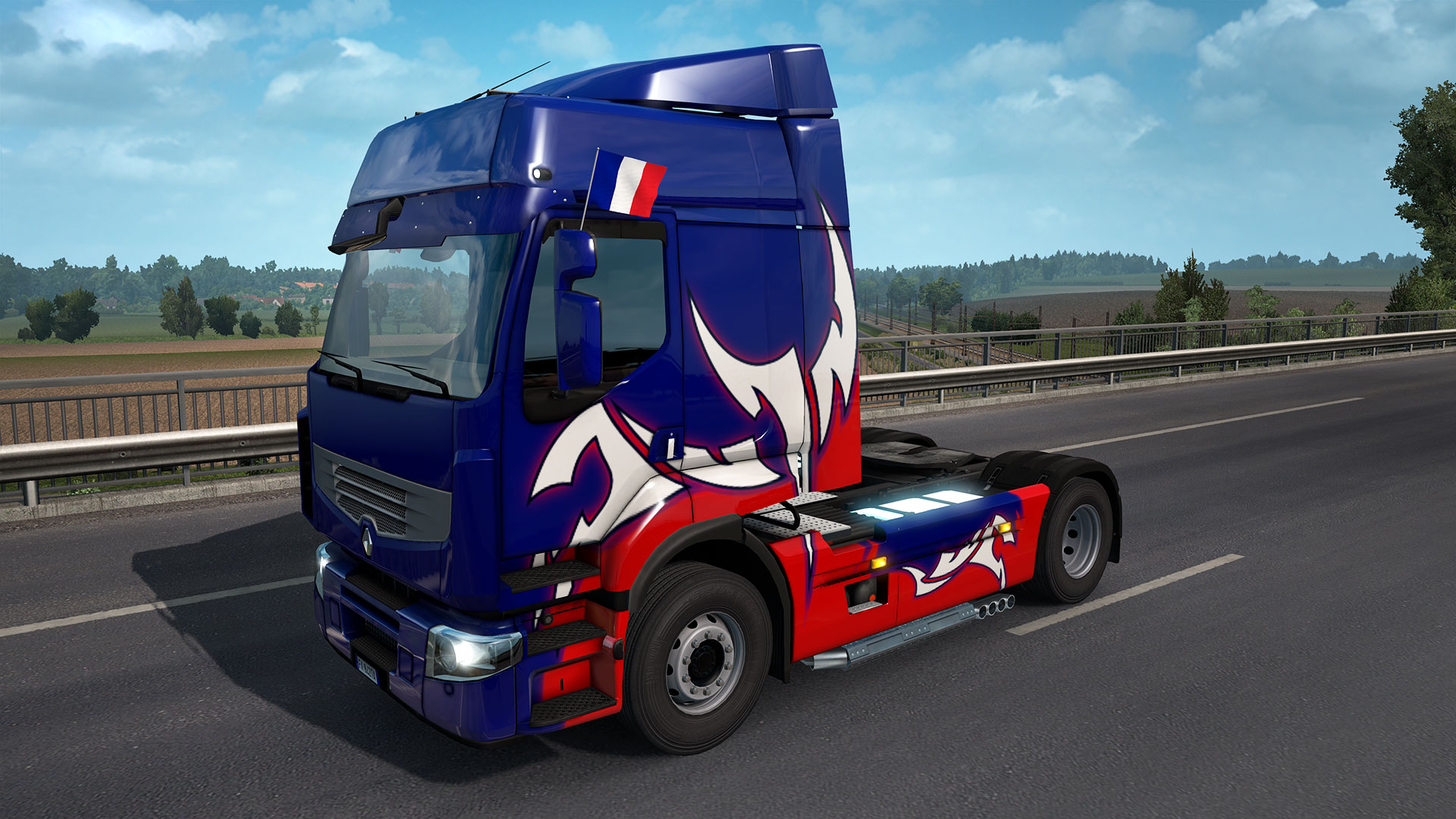 Euro Truck Simulator 2 - Window Flags screenshot