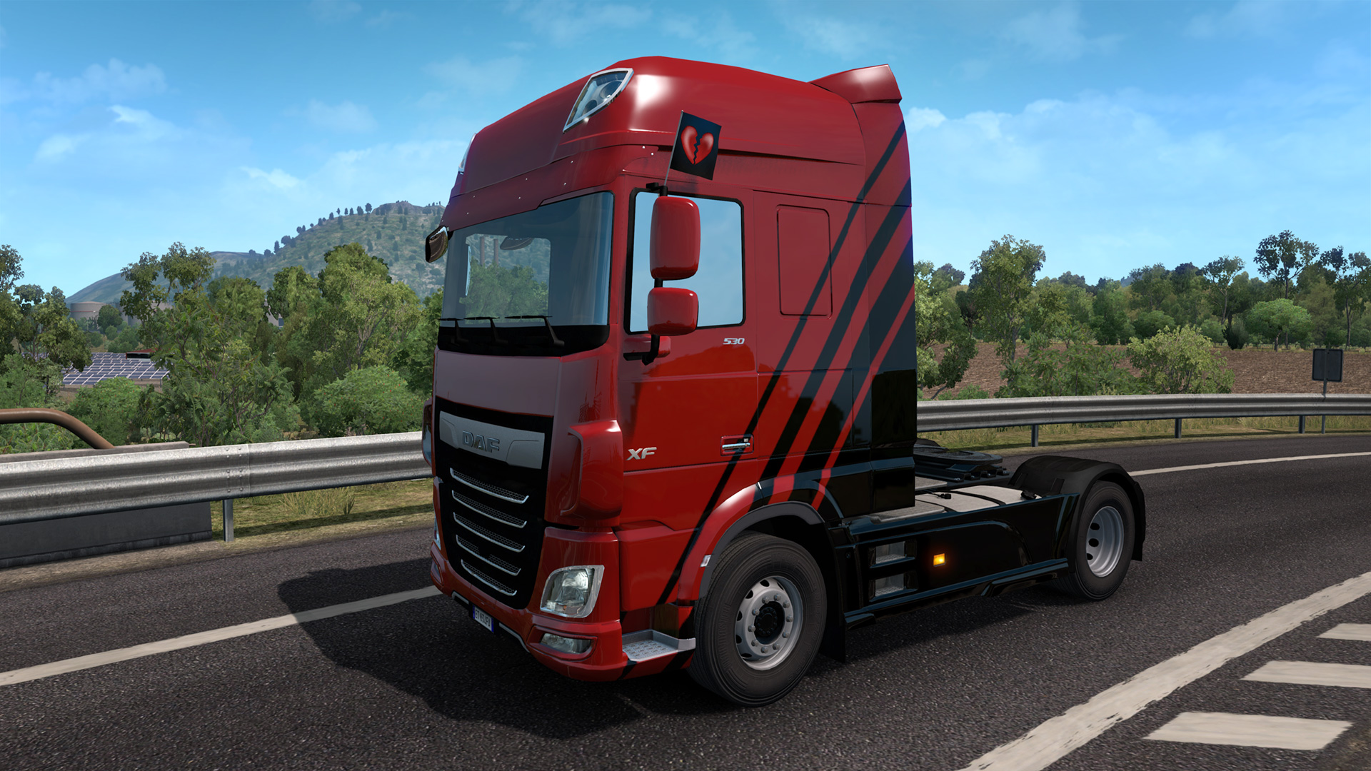 Euro Truck Simulator 2 - Window Flags screenshot