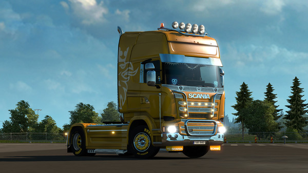 Скриншот из Euro Truck Simulator 2 - Mighty Griffin Tuning Pack