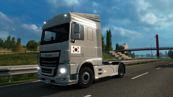 Скриншот из Euro Truck Simulator 2 - South Korean Paint Jobs Pack