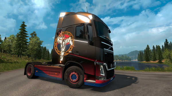 Скриншот из Euro Truck Simulator 2 - South Korean Paint Jobs Pack