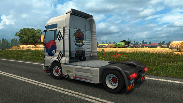 Скриншот из Euro Truck Simulator 2 - South Korean Paint Jobs Pack