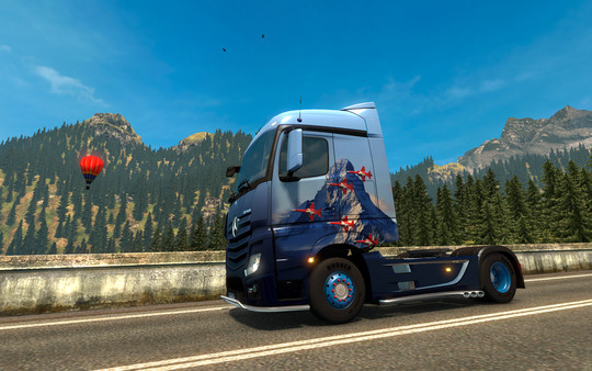 Скриншот из Euro Truck Simulator 2 - Swiss Paint Jobs Pack