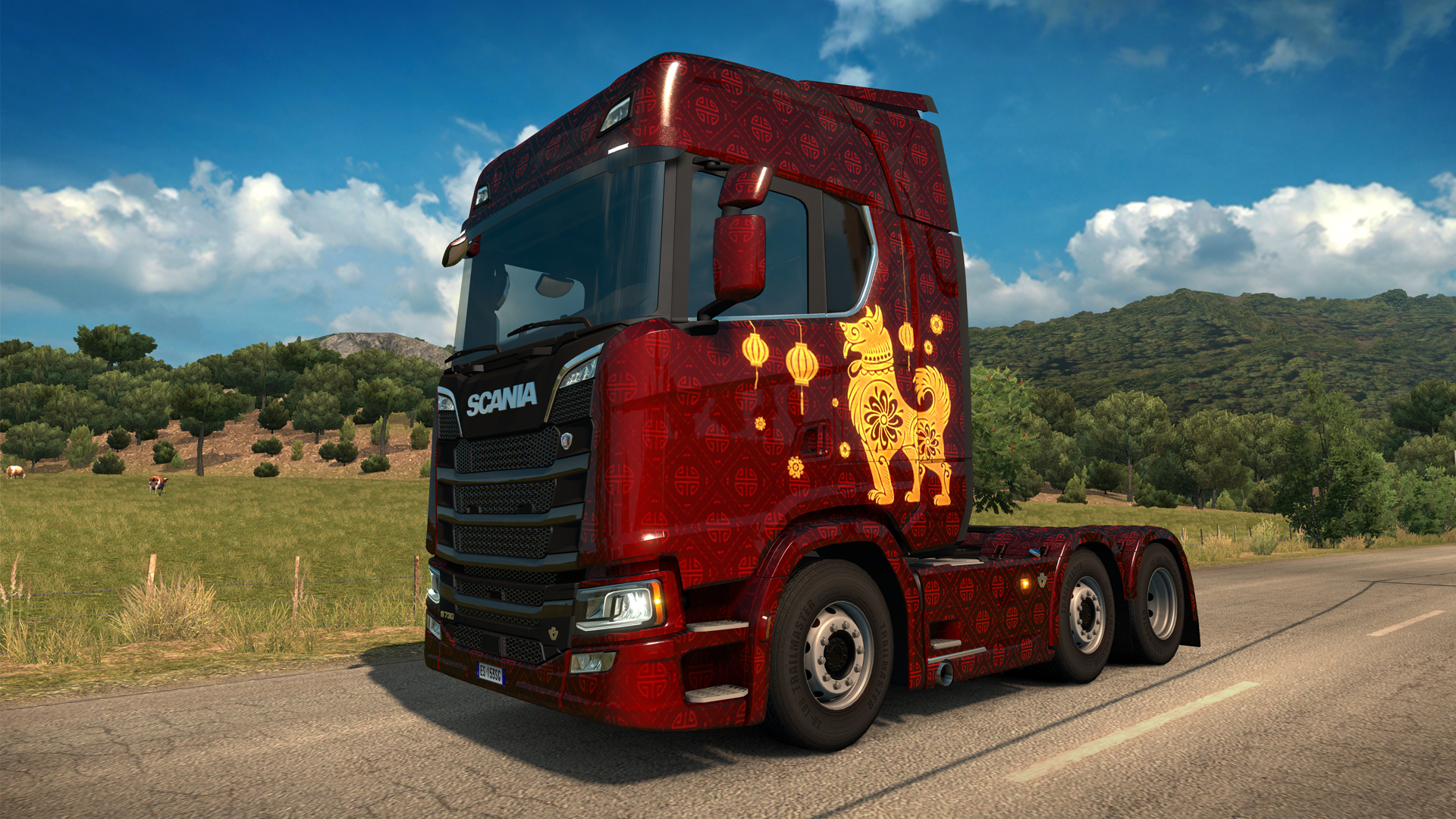 Euro truck simulator 2 - chinese paint jobs pack 4