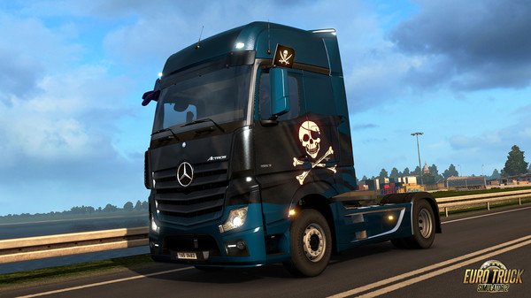 Скриншот из Euro Truck Simulator 2 - Pirate Paint Jobs Pack