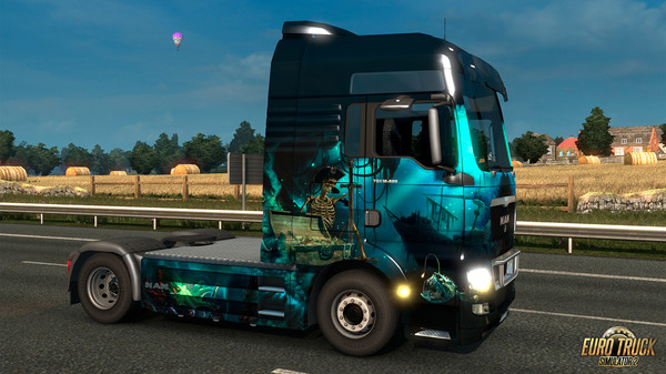 Скриншот из Euro Truck Simulator 2 - Pirate Paint Jobs Pack