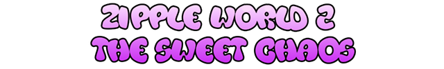 Zipple World 2: The Sweet Chaos Logo