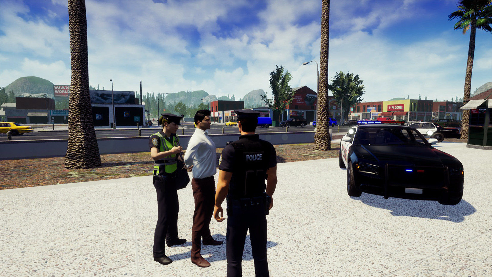 police simulator patrol officers steam