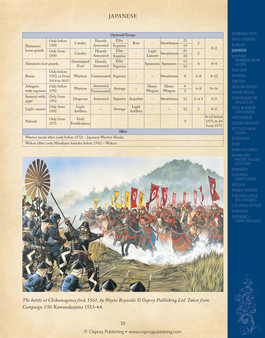 Скриншот из Sengoku Jidai – Colonies and Conquest Army Book pdf