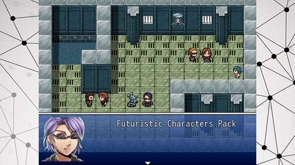 Скриншот из RPG Maker VX Ace - Futuristic Characters Pack