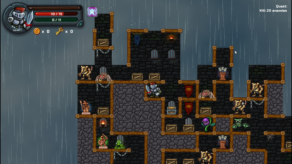 Скриншот из Dungetris