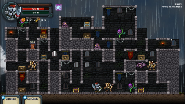 Скриншот из Dungetris