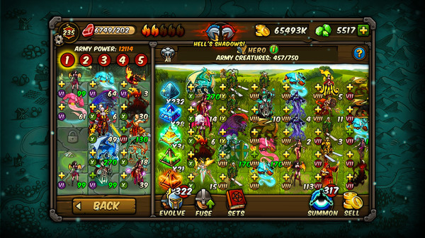 Скриншот из Forge of Gods: Spring Rush Pack