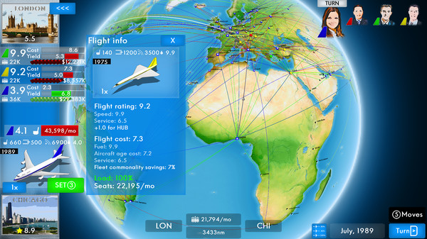 Скриншот из Airline Director 2 - Tycoon Game