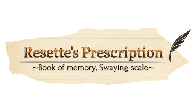 Resette's Prescription ~Book of memory, Swaying scale~ Logo