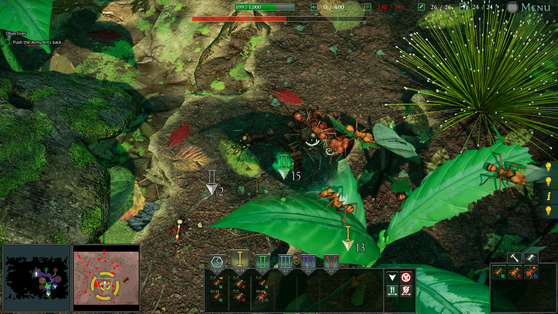 empires of the undergrowth enemy stuck