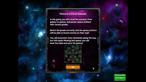 Скриншот из Puzzle Galaxies