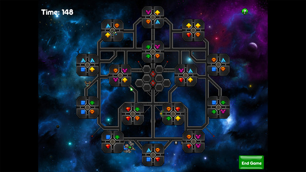 Скриншот из Puzzle Galaxies