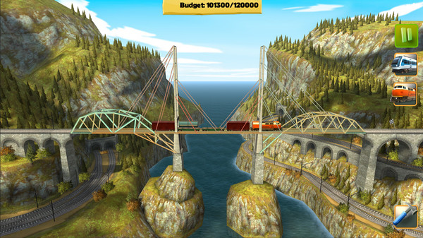 Скриншот из Bridge Constructor - Trains - Expansion Pack