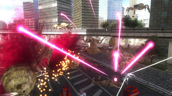 Скриншот из EARTH DEFENSE FORCE 4.1 - Wing Diver Weapons: Gleipnir