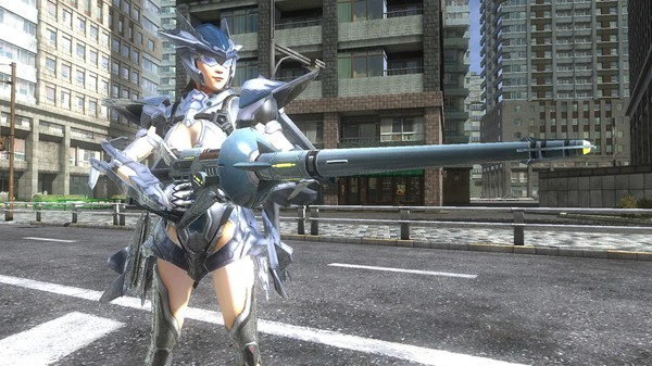 Скриншот из EARTH DEFENSE FORCE 4.1 - Wing Diver Weapons: Spark Lancer