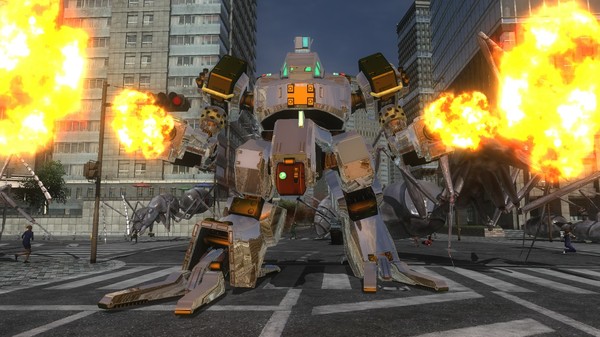 Скриншот из EARTH DEFENSE FORCE 4.1 - Air Raider Weapons: BM03 Vegalta Gold