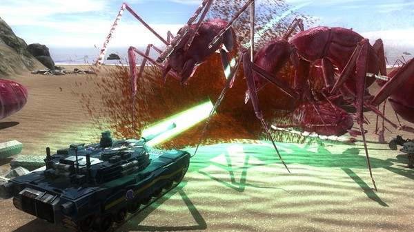 Скриншот из EARTH DEFENSE FORCE 4.1 - Air Raider Weapons: Gigantus Tank, EDF IFPS Markings