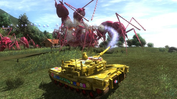 Скриншот из EARTH DEFENSE FORCE 4.1 - Air Raider Weapons: Gigantus Tank, Natsuiro HS Markings