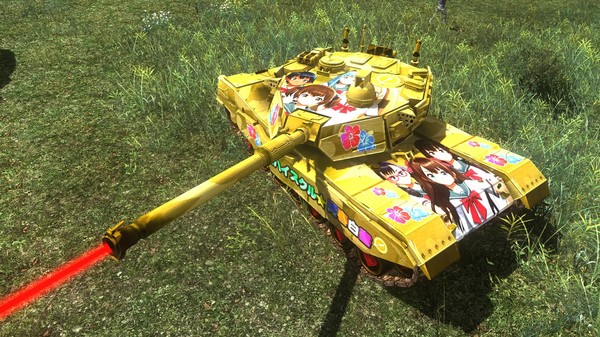 Скриншот из EARTH DEFENSE FORCE 4.1 - Air Raider Weapons: Gigantus Tank, Natsuiro HS Markings